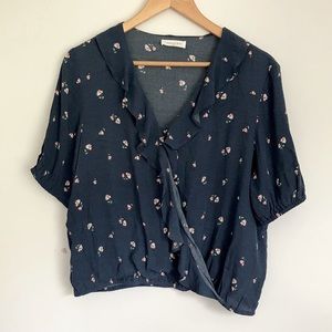 XS, Sophie Rue, Navy Blue/Pink & White.